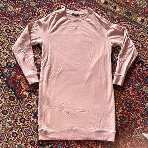 Icebreaker Merino Lydmar Dress Wood Rose Pink women’s medium